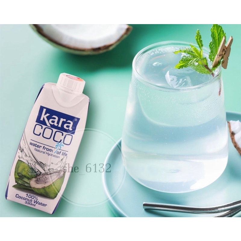 Kara coco coconut water 清涼 椰子水 消暑 330ml