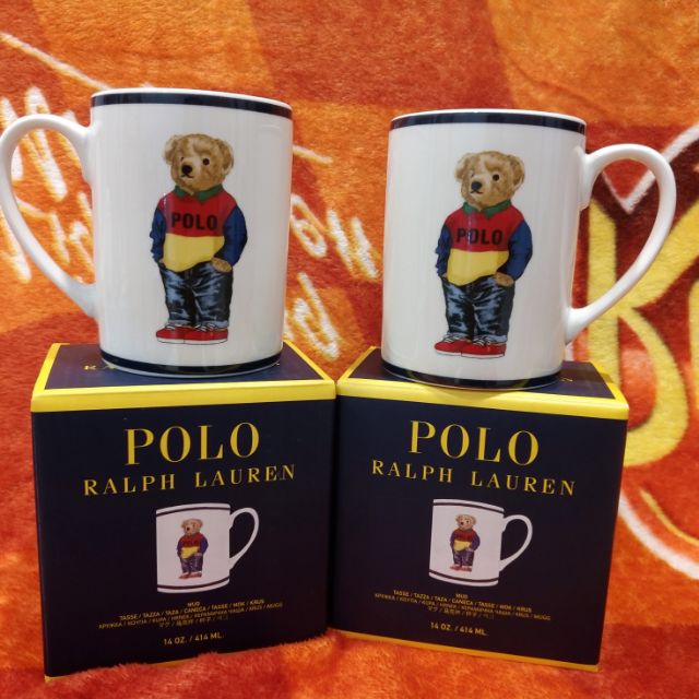 (特價)[全新] Polo Bear 小熊 (RALPH LAUREN) 雙面馬克杯