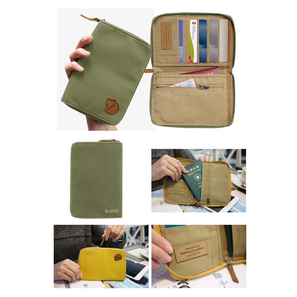 Fjallraven 瑞典小狐狸Passport Wallet 旅遊護照包拉鍊皮夾中夾綠24220 綠野山房-  綠野山房戶外用品-登山|露營|旅遊|Brompton|機能服飾- 綠點戶外股份有限公司