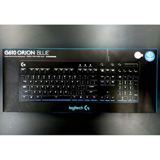 【3CTOWN】台灣公司貨 含稅 Logitech羅技 G610 ORION BLUE 背光機械遊戲鍵盤