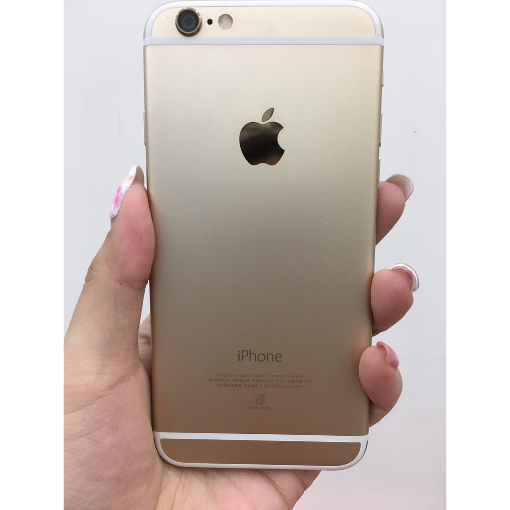 APPLE二手美機 I6 16G 4.7吋 金色Apple iPhone6 16G 二手機 外觀九成新
