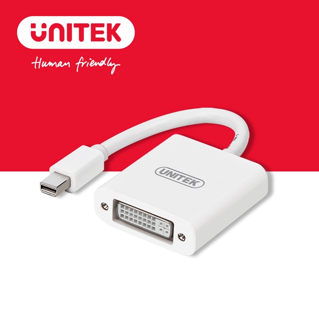 UNITEK Mini DP轉DVI轉接器 (Y-6326WH)