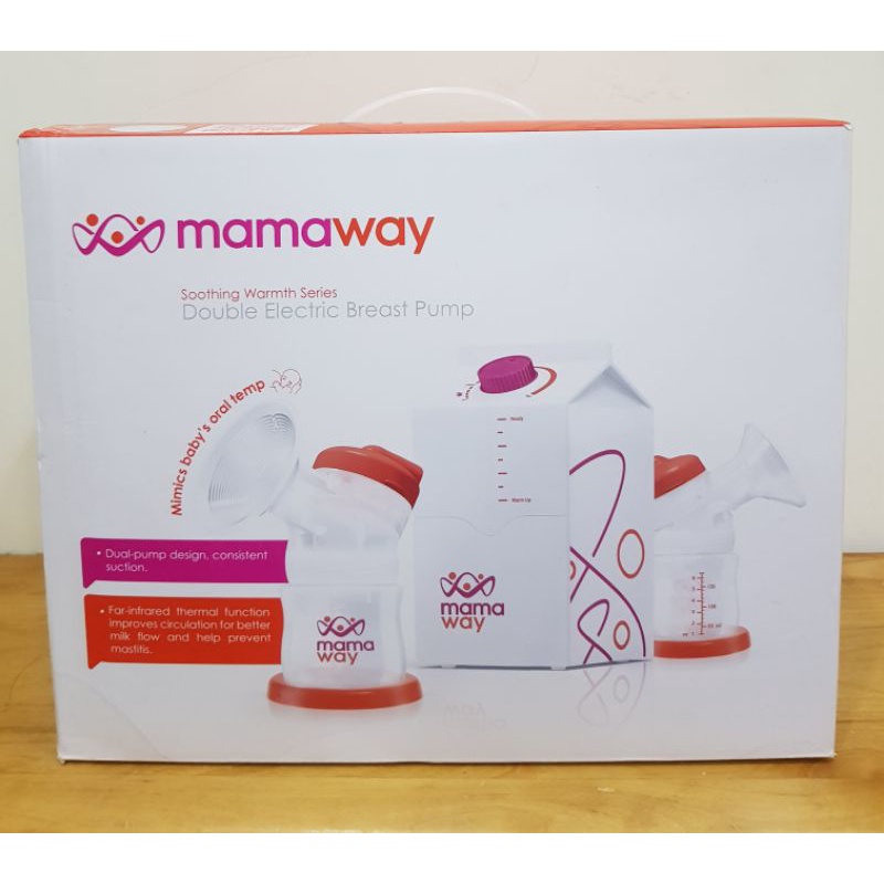 Mamaway雙邊電動吸乳器-二手商品-誠可議