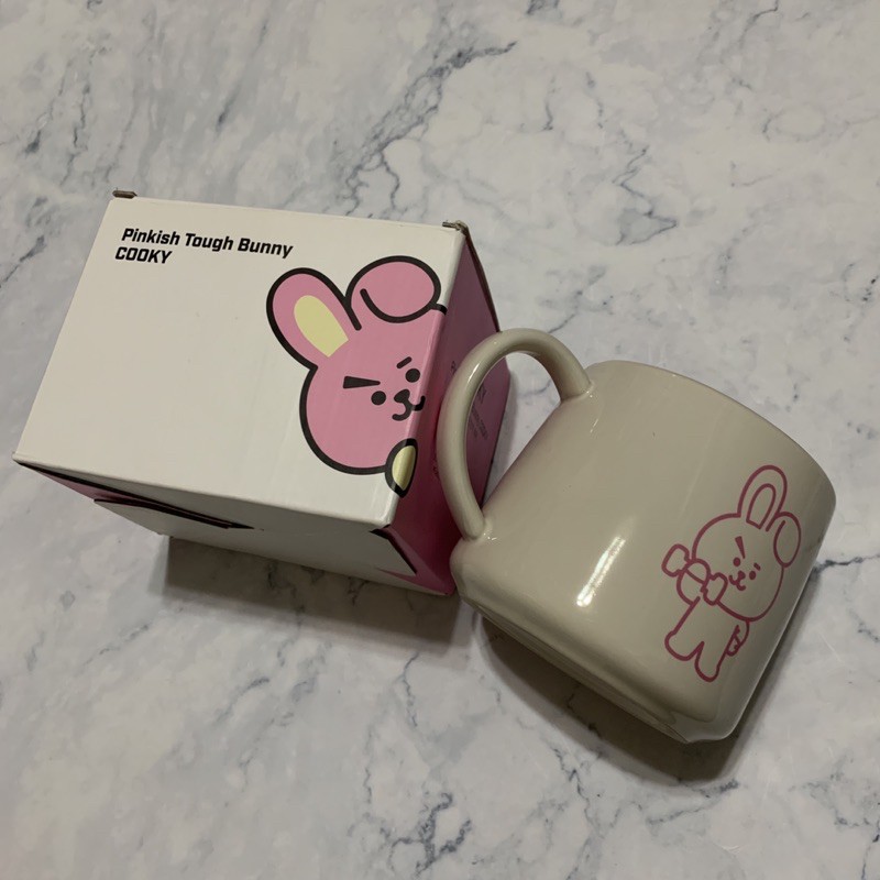 ✨已絕版✨韓國帶回🇰🇷 BT21 Cooky 🐰馬克杯 杯子 防彈少年團 柾國💜 BTS jungkook JK