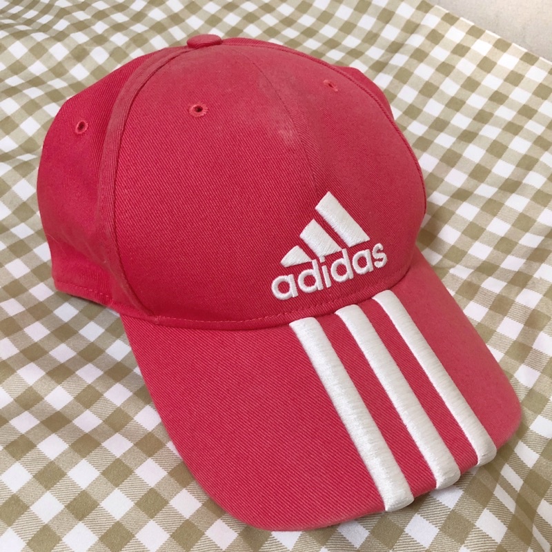 二手░ adidas 桃紅粉紅經典老帽💓