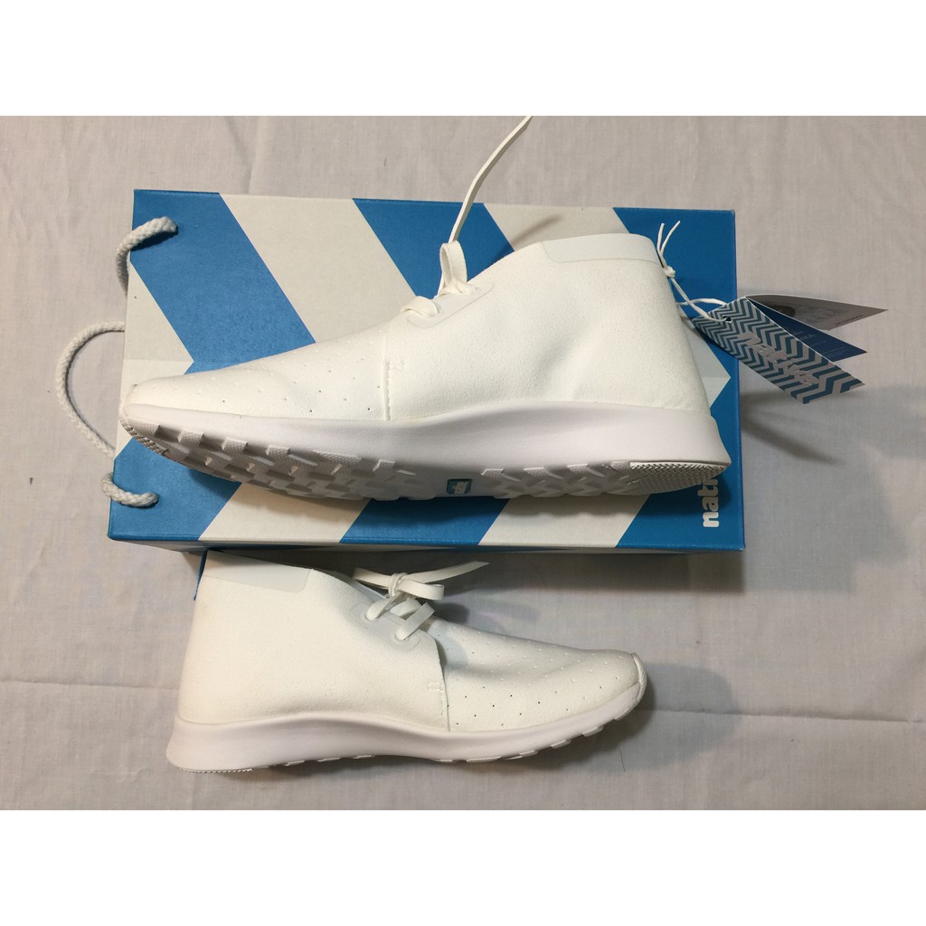 全新【native】APOLLO CHUKKA 生膠馬球靴款-貝殼白 8號（24.5cm)$900
