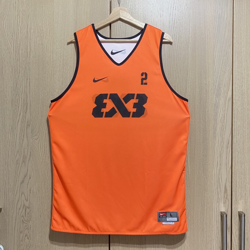 Nike FIBA 3x3 球員版 雙面球衣 背心 練習衣 #2 AR0651-101
