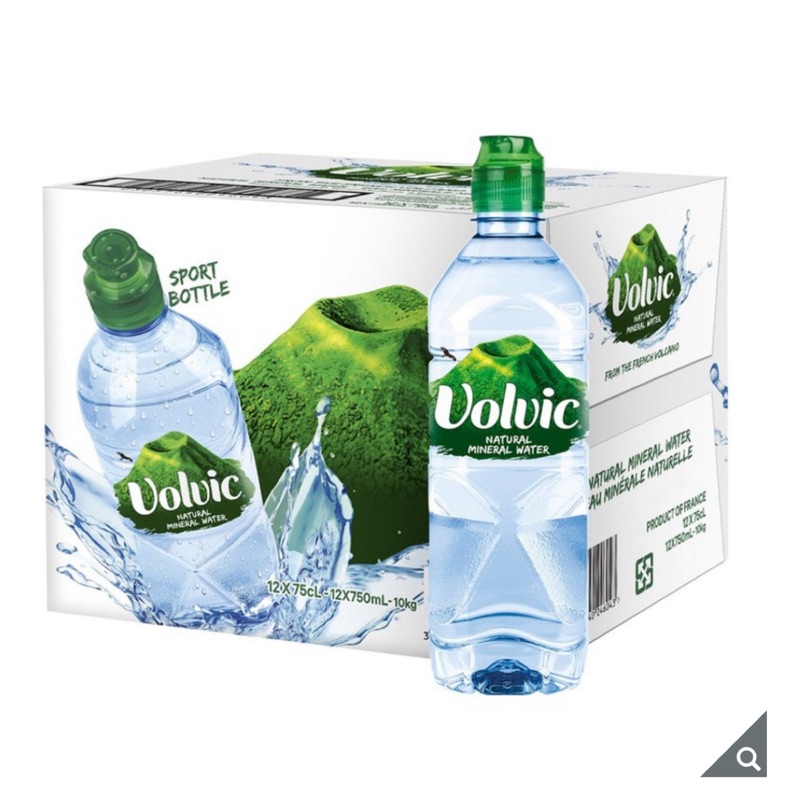 (宅配免運）Volvic 富維克天然礦泉水 750毫升 X 12瓶 飲用水 瓶裝水 天然水 好市多代購 飲用水 氣泡水
