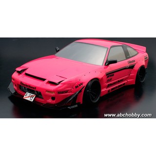 ABC Hobby 聯名車殼 - NISSAN 180SX (Rocket Bunny V2 式樣)