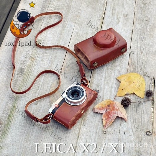 ♕手工真皮Leica徠卡X2相機包X1牛皮套X-E Typ102全皮保護套 MVCK