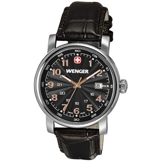 WENGER 瑞士威戈 URBAN CLASSIC城市經典系列腕錶 ~ 棕/41mm