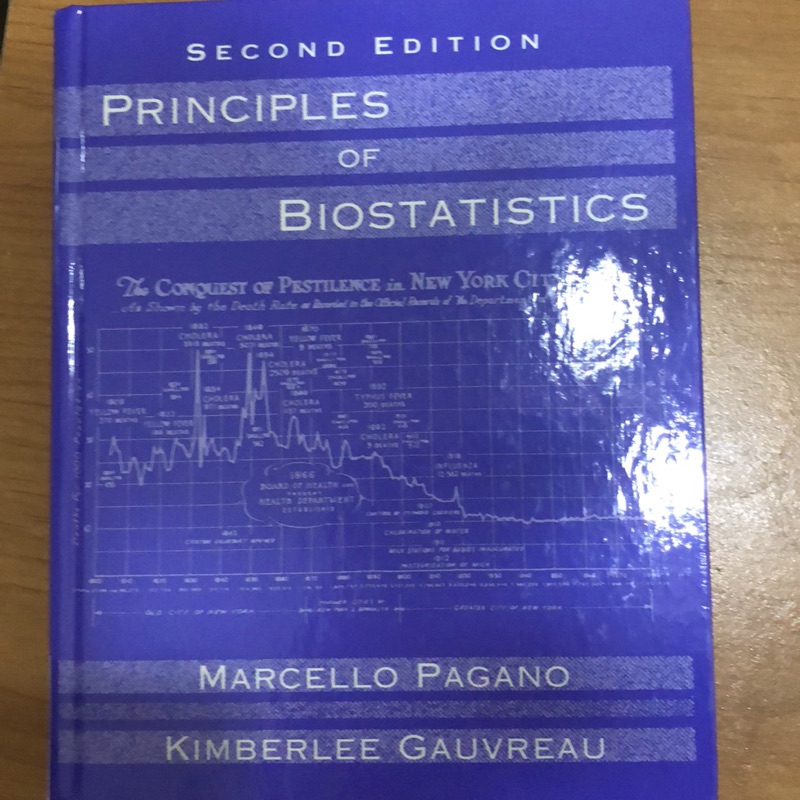 生物統計學 生物統計原理 原文書 principles of biostatistics 少數筆記 9成新