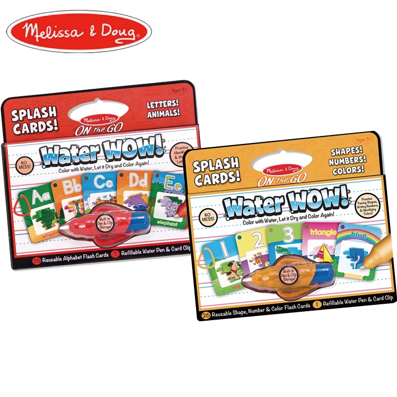 瑪莉莎Melissa&Doug Water Wow神奇兒童水畫板(附扣環水畫卡) 米菲寶貝