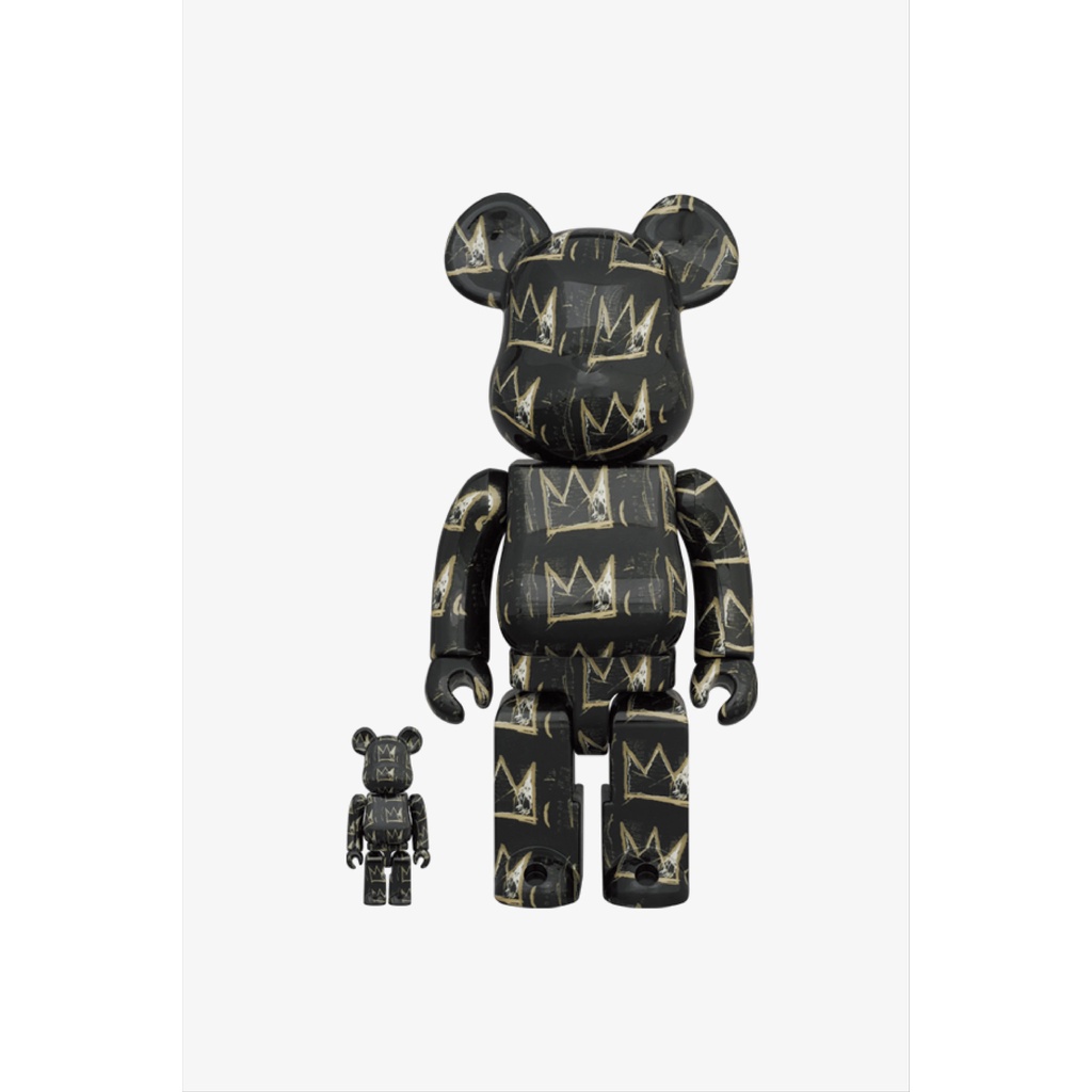 【Asper】BE@RBRICK JEAN-MICHEL BASQUIAT #8 巴斯奇亞 100％ &amp; 400%