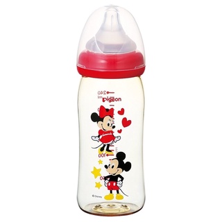 日本 現貨 Pigeon 貝親母乳實感PPSU寬口耐熱奶瓶 (240ML) 限定版米奇、星星