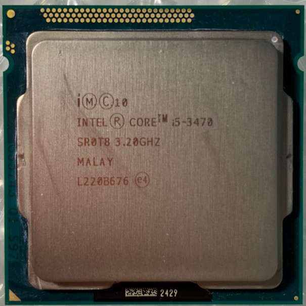 I5-3470 CPU 無風扇 1155腳位