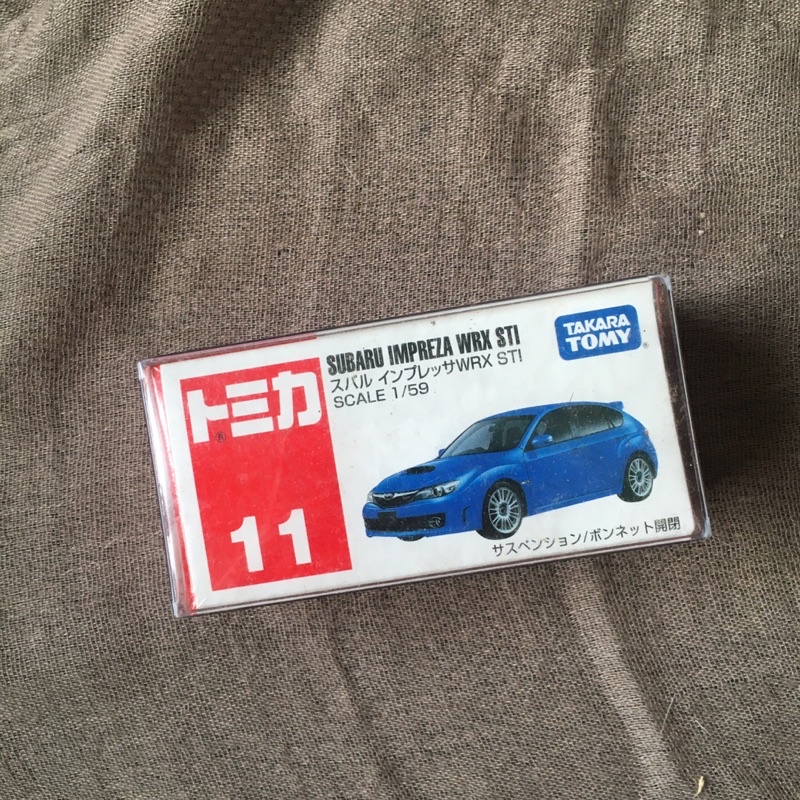 [現貨］TOMICA NO.11 SUBARU IMPREZA WRX STI