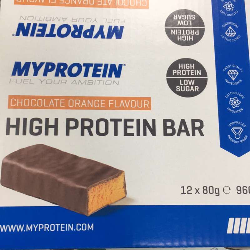 Myprotein高蛋白棒-巧克力橘子口味