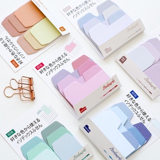 【臺灣現貨】便條紙 便利貼 N次貼 莫蘭迪 便條紙 書籤 分類貼紙 標籤貼 重點貼 重點標籤 重點備註 備忘錄 紙製