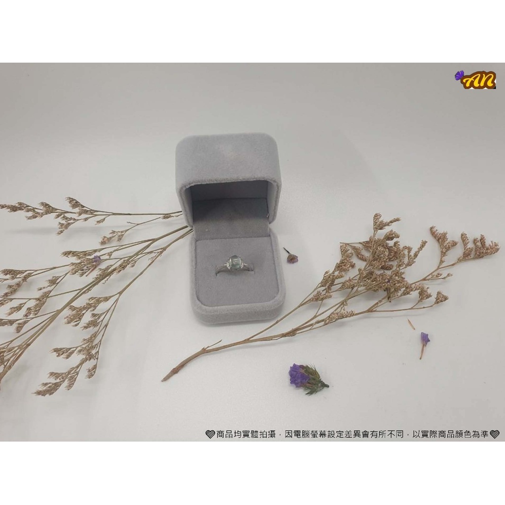 ♤AN♡ 天然寶石 [A0002] 葡萄石1.49ct 戒指 蛋面 幸運寶石 希望之石 財富之石 風水石 心輪