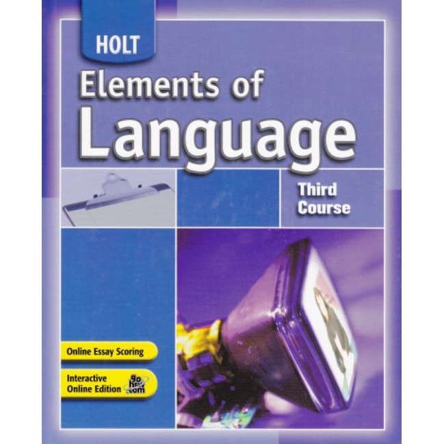 美國高中課本 Elements of Language: Third Course, Grade 9