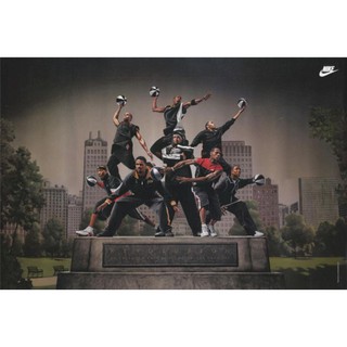 絕版海報 Lebron james 2004 nike hoop revolution poster