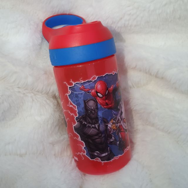 香港迪士尼 漫威 英雄系列 復仇者聯盟 真人版 蜘蛛人 美國隊長 兒童水壺 吸管水壺 水壺