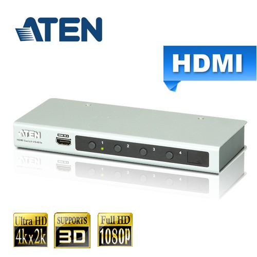 新莊民安《含稅》ATEN 宏正 4埠 HDMI 影音切換器 VS481A VS481B VS481C 四進一出型 4K