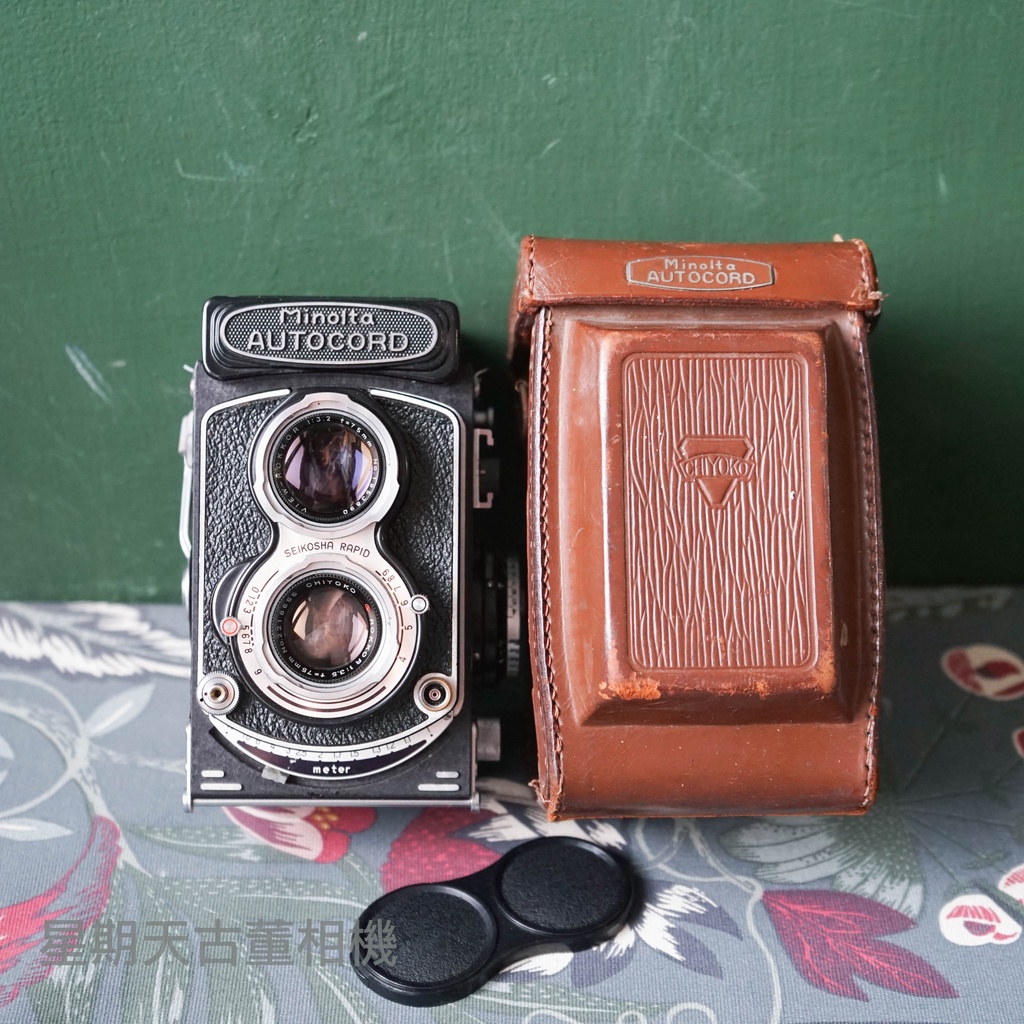 【星期天古董相機】MINOLTA AUTOCORD L 雙眼底片相機