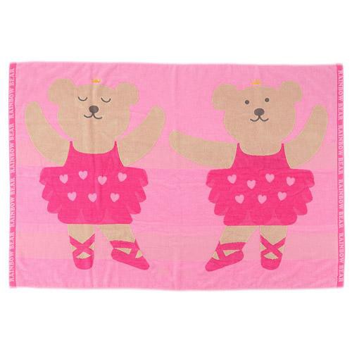 *現貨*日本製 rainbow bear 彩虹熊 新款 今治 毯子 大浴巾 毛巾被 蓋被 100×145 芭蕾舞