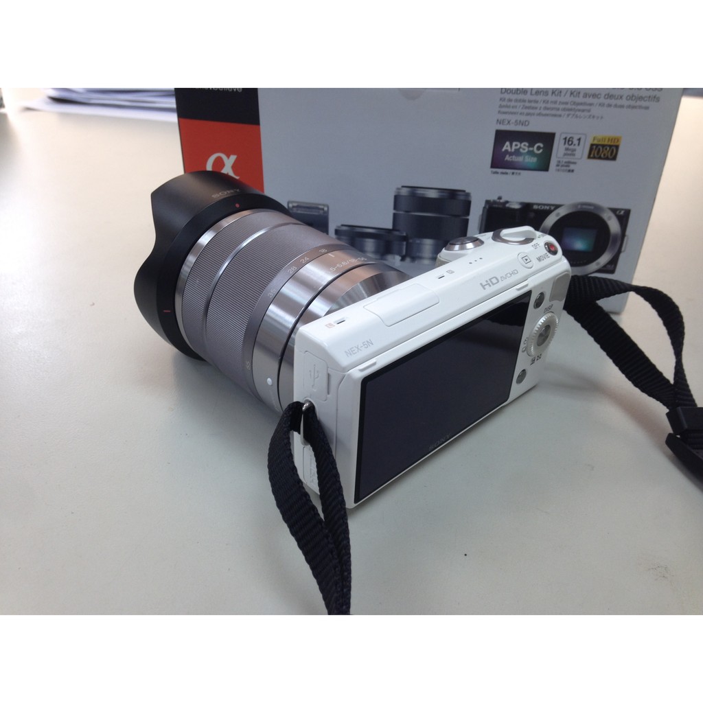 sony nex-5n 微單眼數位相機，白色近全新
