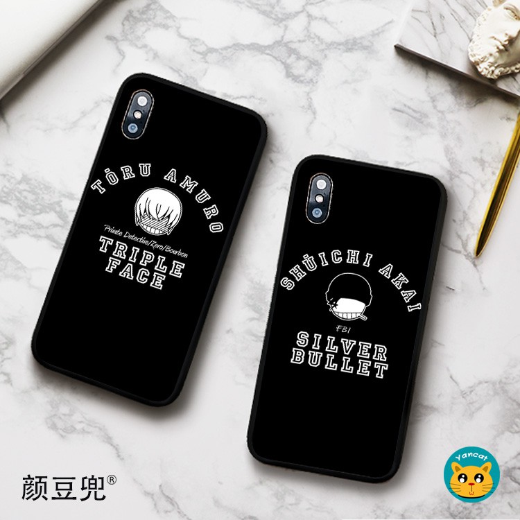 防摔現貨 名偵探柯南 赤井秀一 安室透蘋果xs Max手機殼iphone6s適用8p磨砂 蝦皮購物