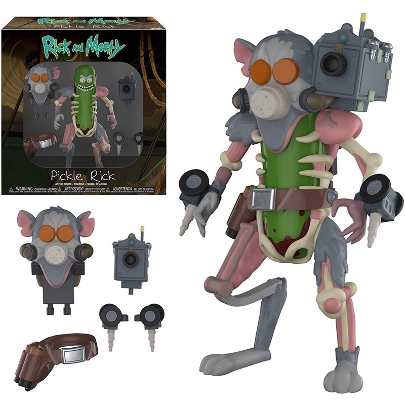 實體瑞克酸黃瓜-美國帶回 瑞克與莫帝 酸黃瓜先生Rick and Morty pickle rick funko