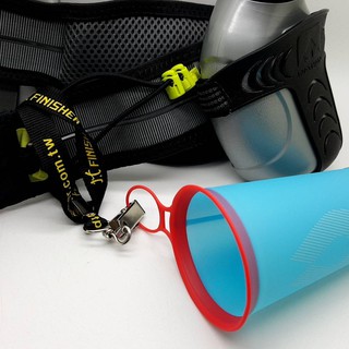 FINISHER織帶+金屬夾-可穿/掛在跑步/運動腰包或號碼帶上.活動式,可夾號碼布或環保紙/水杯!