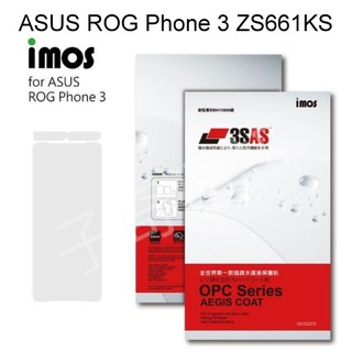 免運【iMos】3SAS系列保護貼 ASUS ROG Phone 3 ZS661KS (6.59吋) 超潑水、防污、抗刮