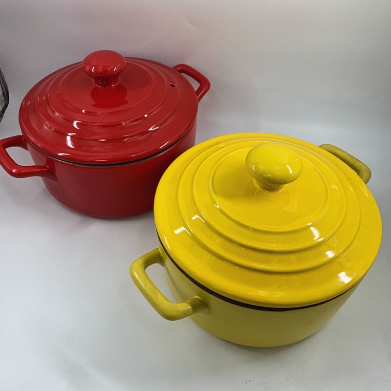 《百寶家》 熱銷🔥Quasi 陶鍋系列 湯鍋 砂鍋 燉鍋 陶鍋 元氣鍋 15cm*紅色 黃色 綠色