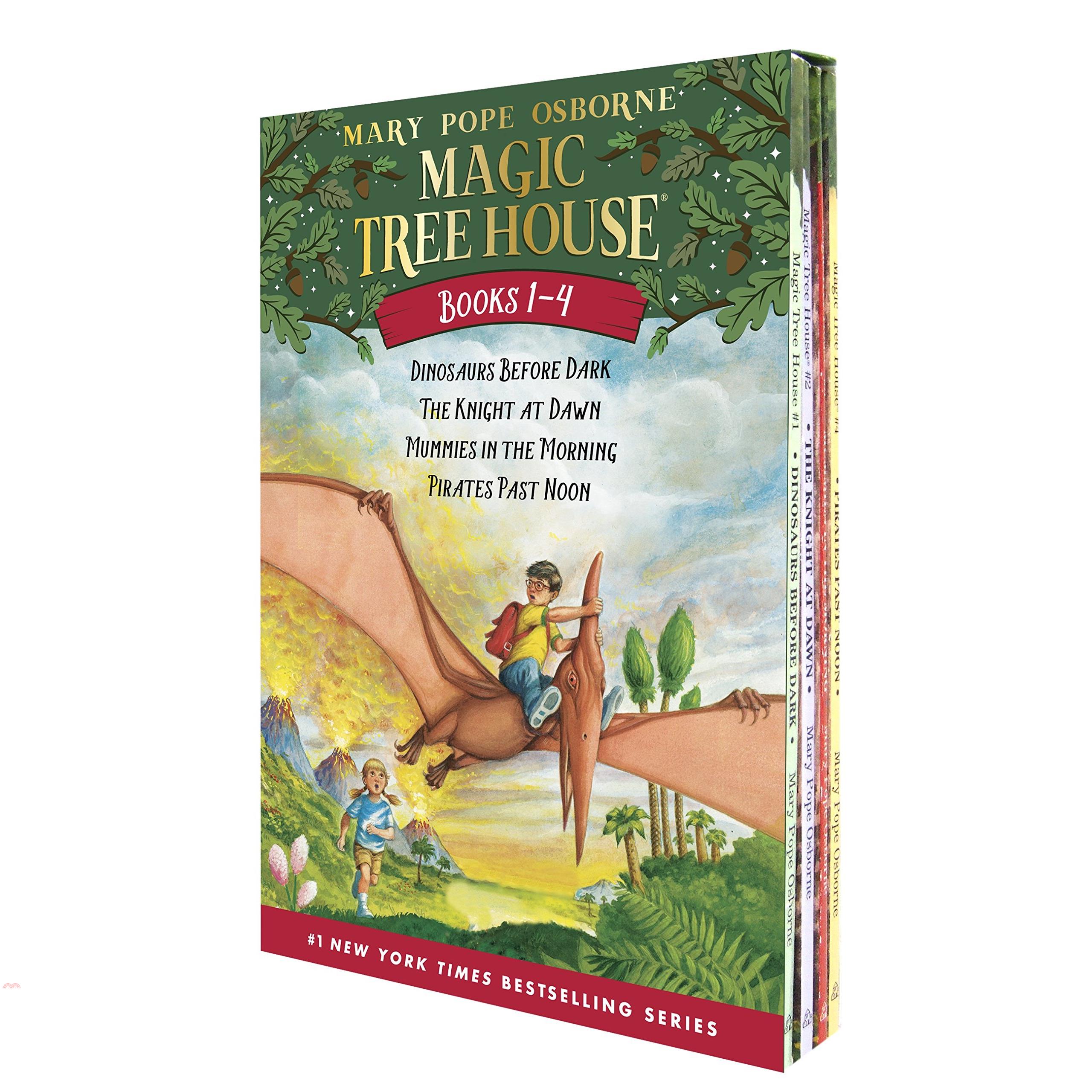 Magic Tree House, Books 1-4: Dinosaurs Before Dark/The Knight at Dawn/Mummies in the Morning/Pirates Past Noon