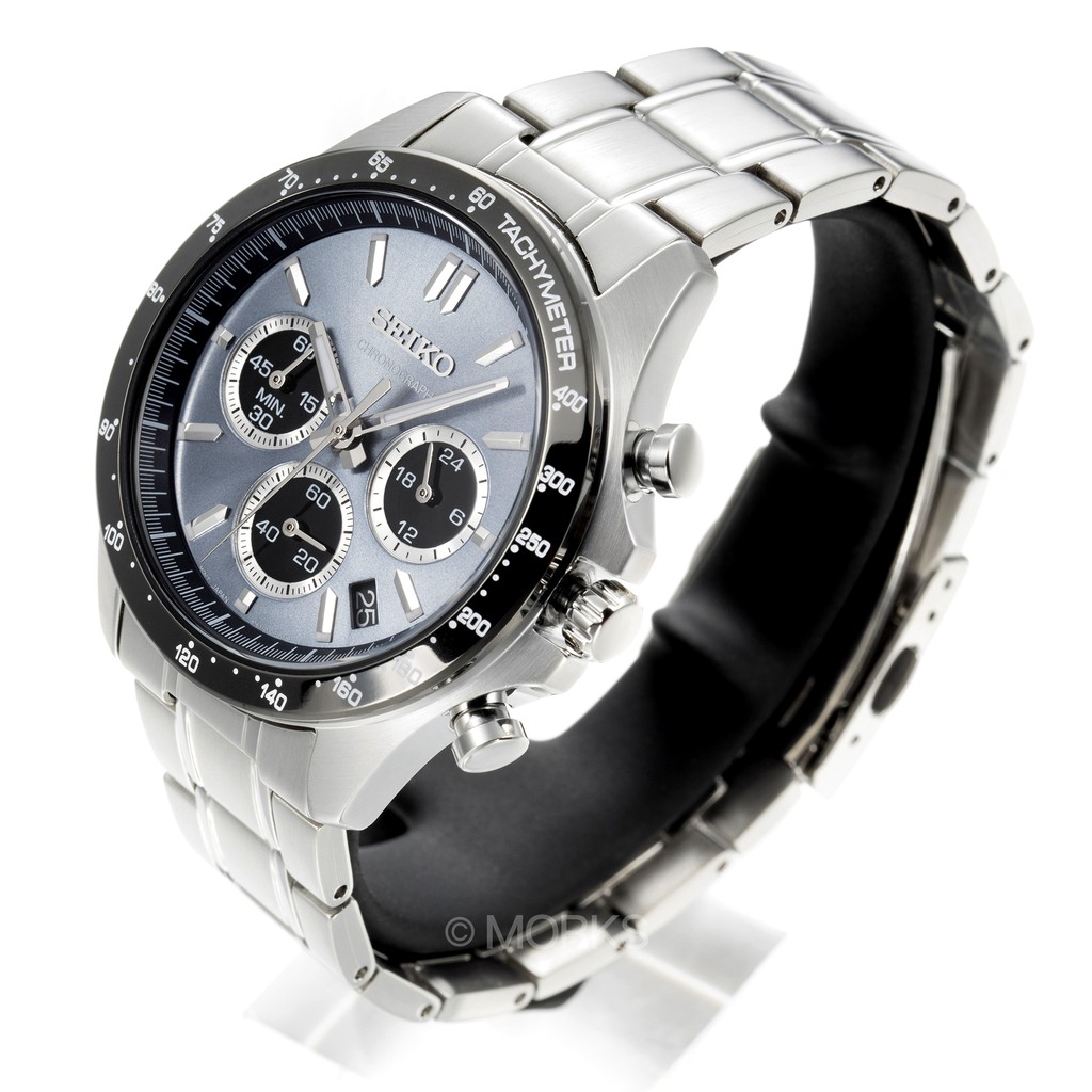 台灣現貨SEIKO SBTR027 手錶40mm 日本限定三眼計時冰藍面盤Daytona替代 