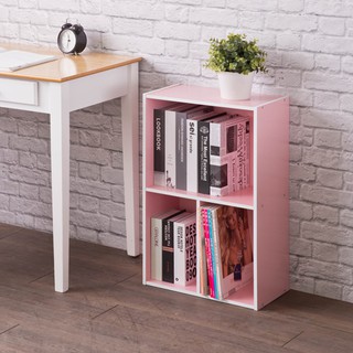 TZUMii 亞瑟三格收納櫃/書櫃/空櫃-粉紅色