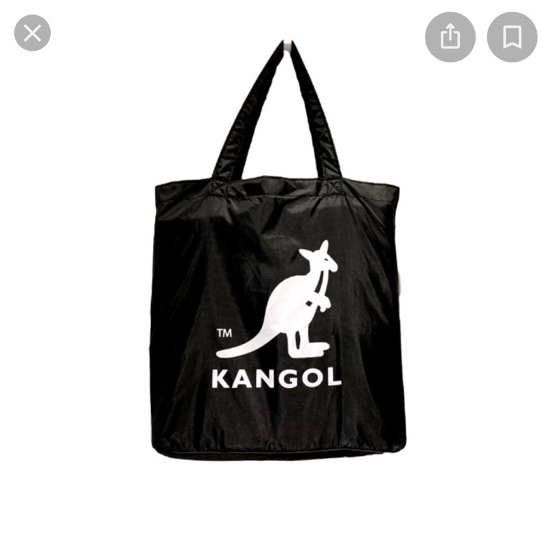 KANGOL-袋鼠造型折疊收納托特包