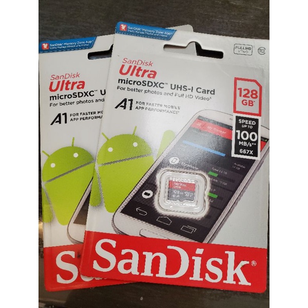 Sandisk 128G  Ultra microSDXC UHS-I (A1)記憶卡(公司貨)120MB/s