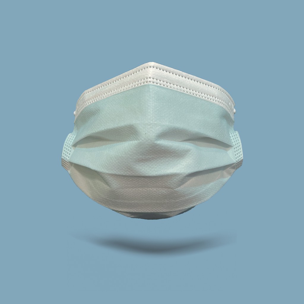 [促銷組合 現貨台灣製 MD雙鋼印] 豐利成人醫用口罩 （未滅菌） 淺藍色 1盒/50入