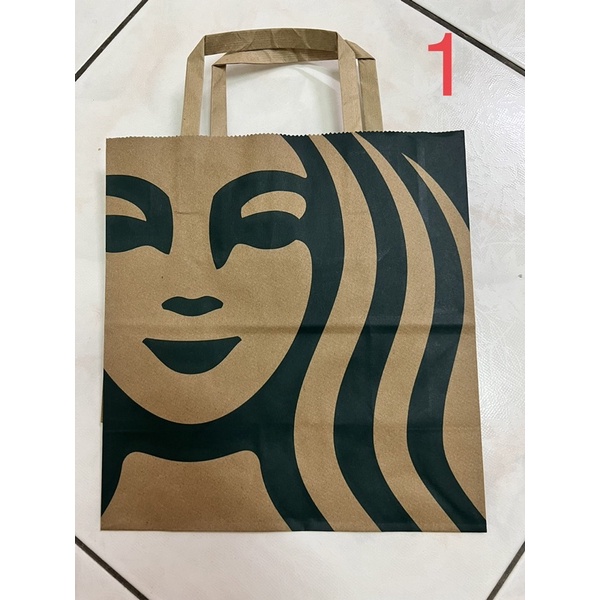 Starbucks星巴克手提紙袋/禮品袋/環保袋/購物袋/禮物袋/包裝袋