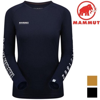 Mammut 長毛象 QD Logo Print 女款 圓領長袖上衣 PRT3 1016-01040