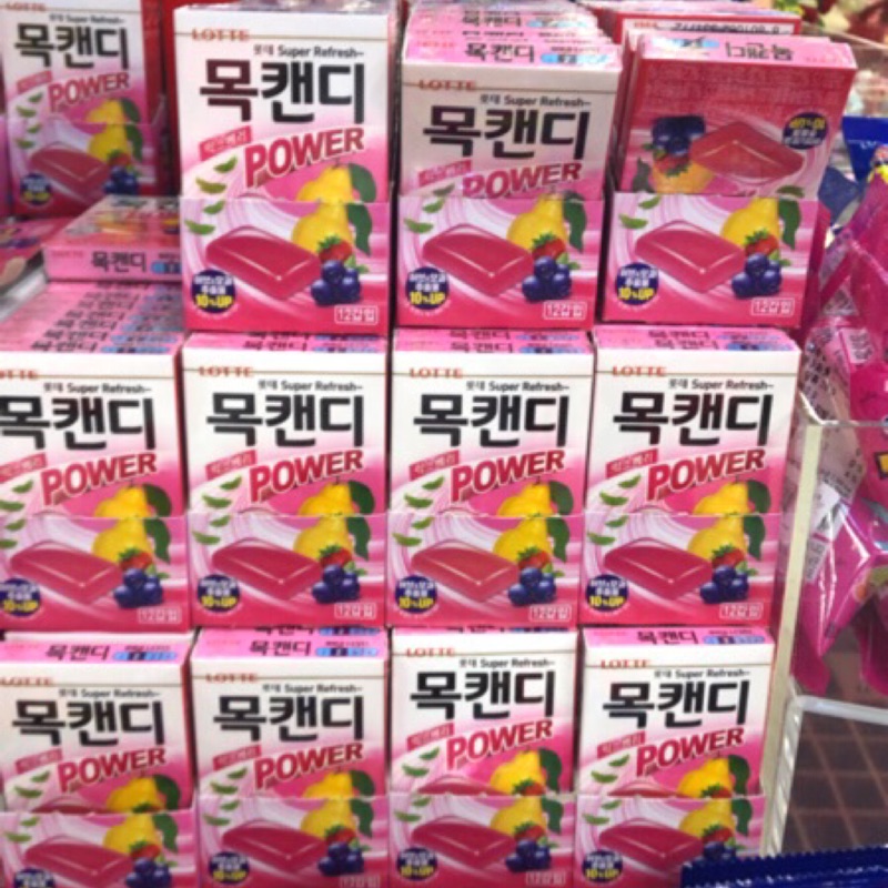 韓國 樂天 LOTTE 喉糖 38g （莓果）