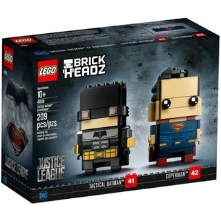 【台中翔智積木】LEGO 樂高 Brickheadz 41610 Batman&Superman 蝙蝠俠 超人 輕盒損