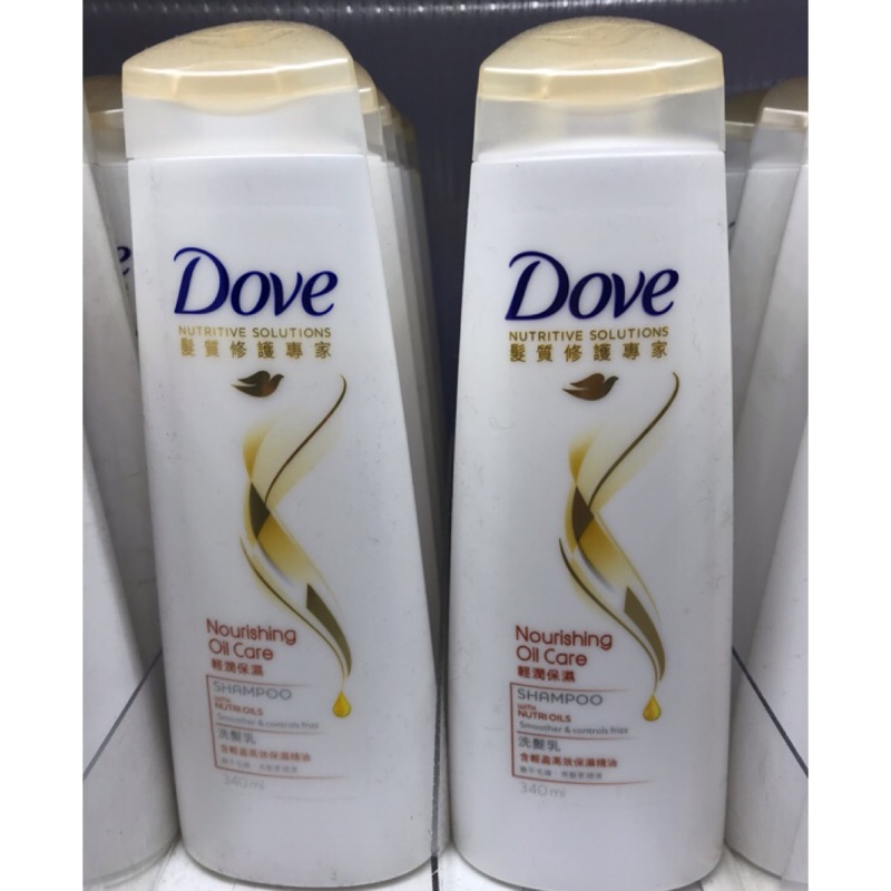 DOVE 多芬 輕潤保濕洗髮乳 340ml 市價89