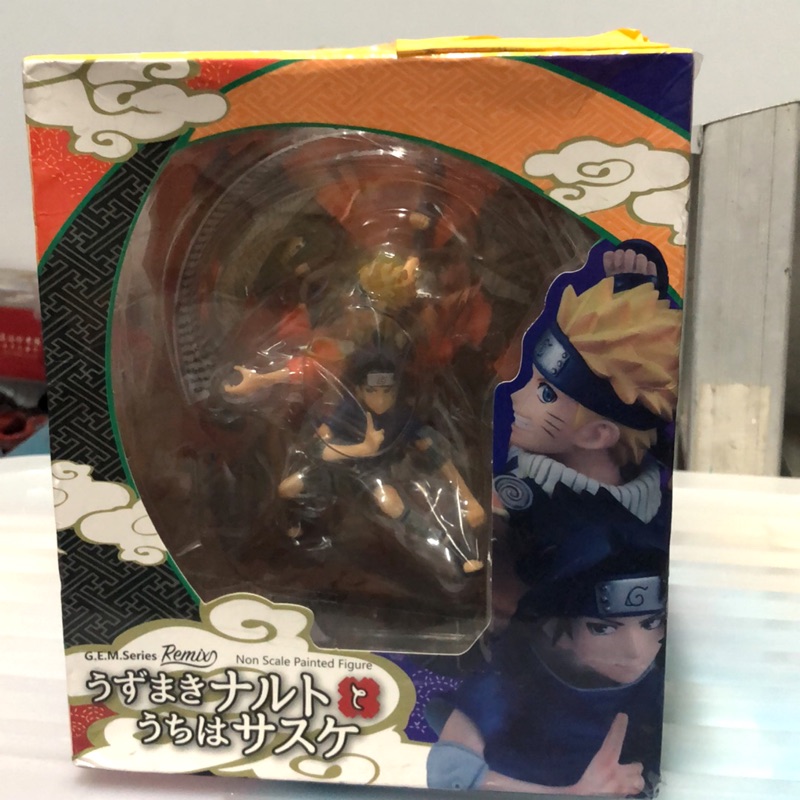 現貨 全新未拆封公仔  MegaHouse 火影忍者  鳴人 佐助 宇智波 苦無 忍術 疾風傳  NARUTO GEM