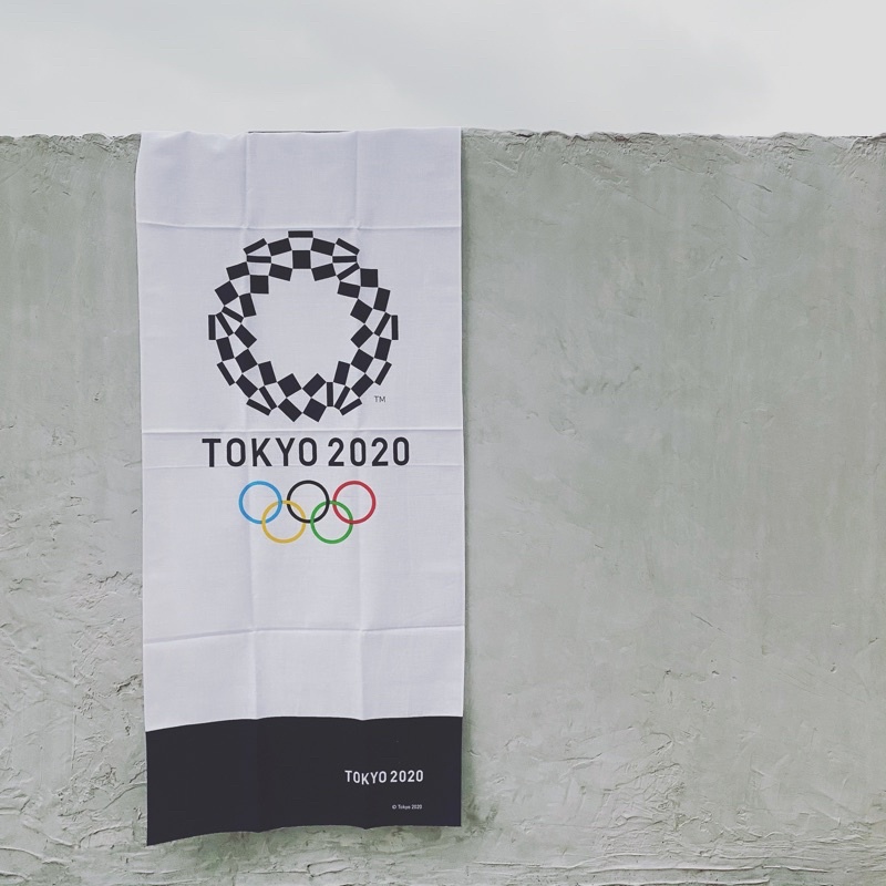 ☀現貨在台☀東京奧運絕版周邊商品 -《主視覺純棉毛巾》全新未拆限量發行 (東奧2020/ TOKYO 2020)