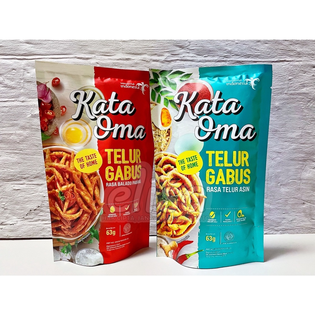 KATA OMA TELUR GABUS BALADO/KEJU/GULA AREN 印尼伴手禮 雞蛋餅乾